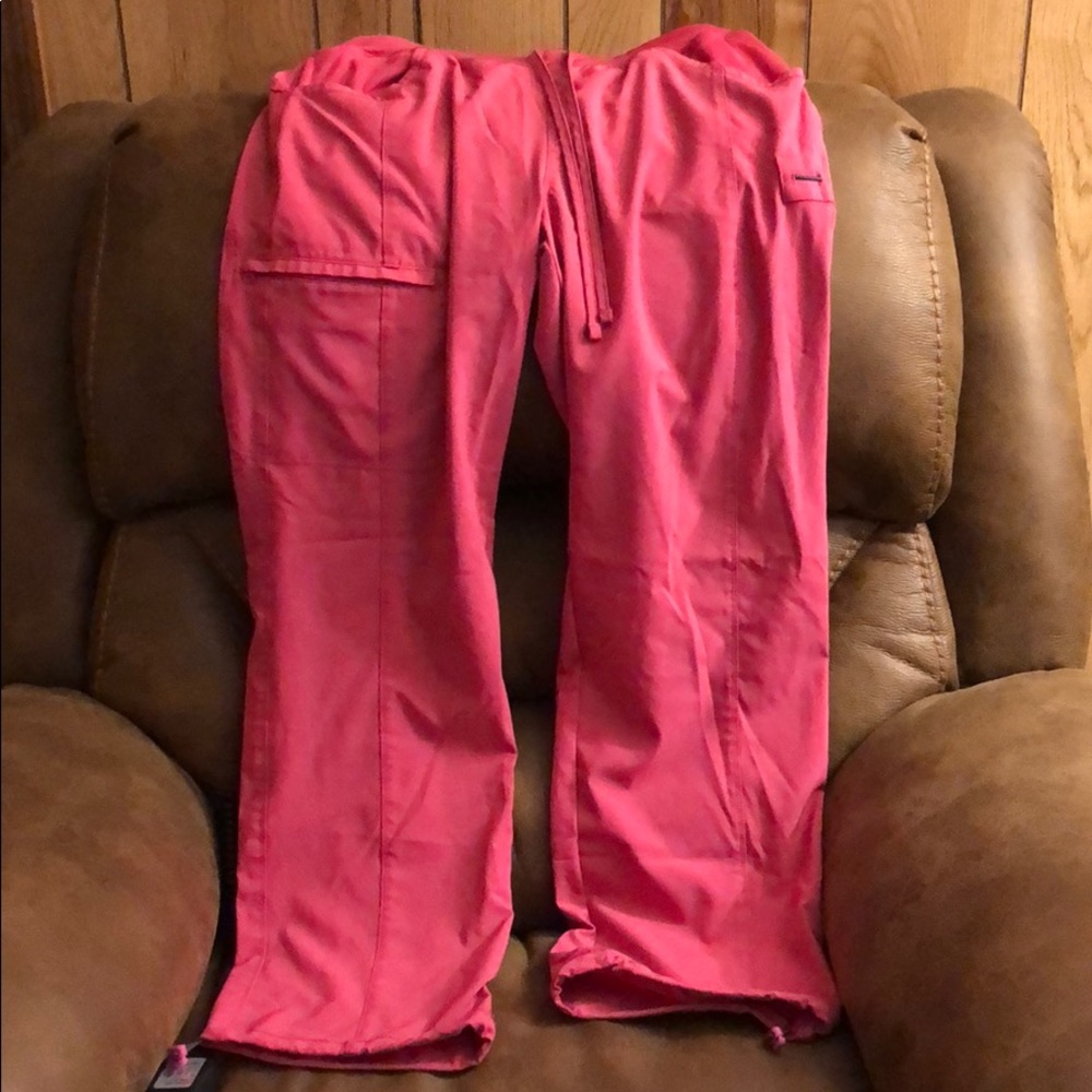 Infinity pink scrub pants